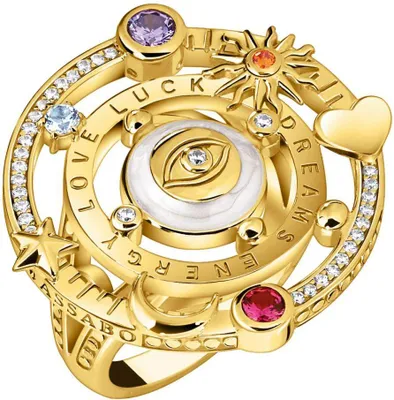 Produktbild von Thomas Sabo Cosmic Amulet TR2445-565-7 Damenring, Ringgröße:48