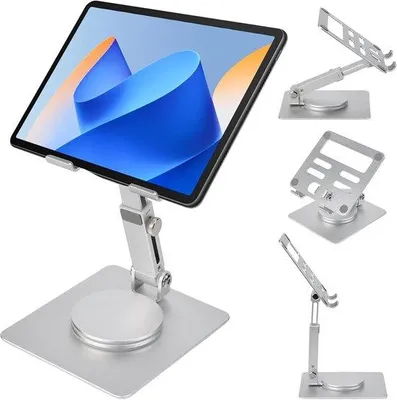 Produktbild von Verstellbare Tablet-Halterung - Universal - Stabil - Ideal für den Freisprechgebrauch - ShopFlot