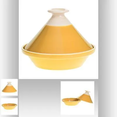 Produktbild von Geschirr für marokkanische Gerichte TAJINE, Keramik, gelb