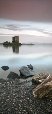 Produktbild von Türtapete Türposter Schloss in Schottland - Größe: 93 x 205 cm
