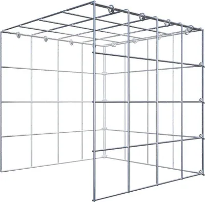 Produktbild von Anbaugabione Typ 4 40 cm x 40 cm x 40 cm (L x H x T), Maschenweite 10 cm x 10 cm, C-Ring