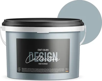 Produktbild von 5L hochwertige Wandfarbe edelmatt, Kreidefarbe Germany, DESIGN Collection No. 521 pastell blau