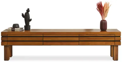 Immagine prodotto di Supporto TV moderno in legno, stile naturale, color marrone, nuovo, mobile TV per soggiorno