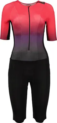 Image de Huub Collective Trisuit manches courtes Rouge XS Femme Rouge XS