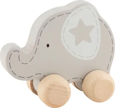 Produktbild von GOKI Reitender Elefant aus Holz