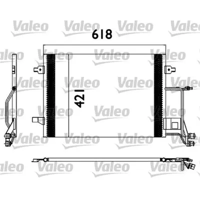 Produktbild von VALEO 817666 Kondensator Klimaanlage Klimakondensator für AUDI A4 Limousine (8D2, B5)
