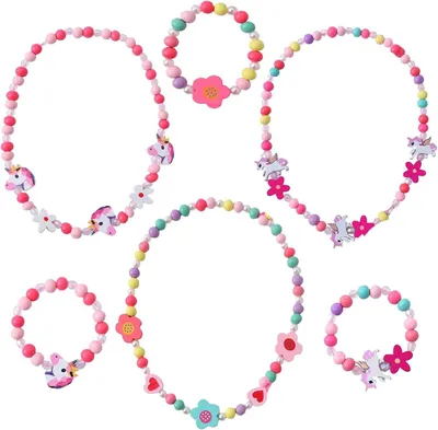Produktbild von Unicorn Armbandenset 6 Stück, bunt, Mädchenaccessoires, für Kinder