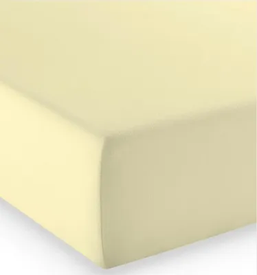 Produktbild von Fleuresse Mako-Jersey-Spannlaken comfort Farbe vanille 0215