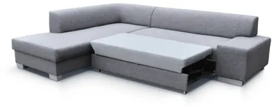 Immagine prodotto di Divano moderno di design ad angolo Porto letto funzione divano divano tessile divani letto nuovo