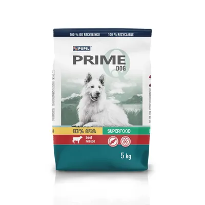 Imagen del producto de PUPIL Prime: Alimento seco para perros, rico en carne de res y verduras - 5 kg