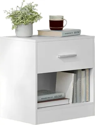 Obrázek produktu pro Dvoukusá noční komoda – úsporný design – 28,1 x 39,1 x 41,1 cm