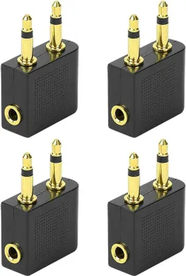 Produktbild von 4 Stück Audio-Adapter 3,5 mm Klinke