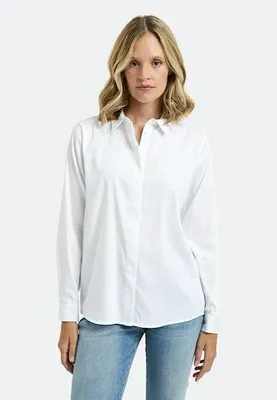 Produktbild von Milano (21) BLOUSE WITH COLLAR, PLACKET AND 1/1, WHITE 100 100 40
