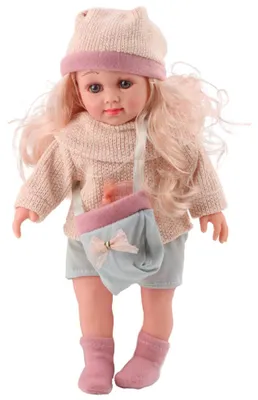Zdjęcie produktu dla LEAN Toys 23375 Lalka Sweet Angel w wełnianym swetrze z torebką 36 cm