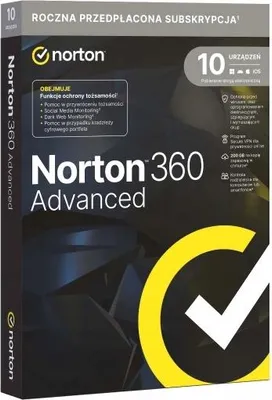 Image de Antivirus Norton 360 Advanced 200 Go 10 appareils / 1 an BOX