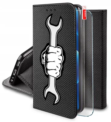 Immagine prodotto di Etui do Realme 8 | 8 Pro MAGNET WZORY CASE + SZKŁO 9H