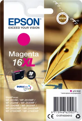 Immagine prodotto di Epson 16XL - 6,5 ml - XL - magenta - originale - confezione in blister