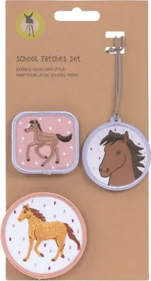 Produktbild von Lässig Horse School Patches Set 3tlg.