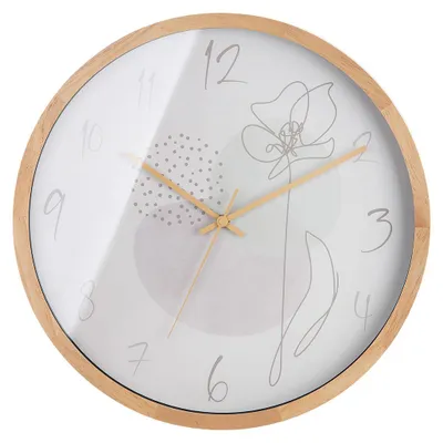 Produktbild von Casablanca by Gilde Wanduhr One Line Flower  H. 41,5 cm,50419