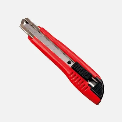 Obrázek produktu pro Den Braven Den Braven – Odlamovací nůž 18 mm s vodicí lištou, samosvorný