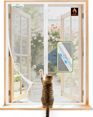 Produktbild von Insektenschutzgitter 150 x 130 cm, Doppelreißverschluss, ohne Bohren, für Fenster
