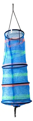 Produktbild von Buntes, faltbares Fishguard-Krabbennetz aus Nylon mit feiner Maschenweite für Outdoor-Angeln