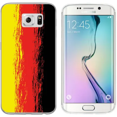 Produktbild von PhoneNatic Case kompatibel mit Samsung Galaxy S6 Edge Silikon-Hülle WM Deutschland M6