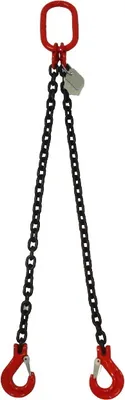 Produktbild von 2-Strang Anschlagkette 2m GK8 10mm schwarz