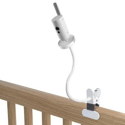 Immagine prodotto di Supporto universale per babyphone - Morsetto per culla - Compatibile con Philips Avent - Fissaggio senza foratura - Regolabile - Materiali di alta qualità - Supporto per monitor per bambini