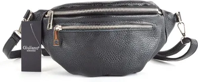 Imagen del producto de Bolso de hombro de cuero Giuliano -  - fabricado en Italia