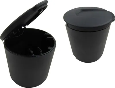Produktbild von Original Aschenbecher Ascher Abfallbehälter für Getränkehalter MASSIV DECKEL #74