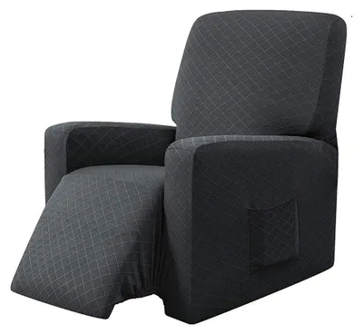 Imagen del producto de Omgoods - Funda elástica para sillón reclinable, color gris