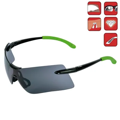 Produktbild von Cofra UV-Schutzbrille weiche Rutschfeste Bügel grau getönt