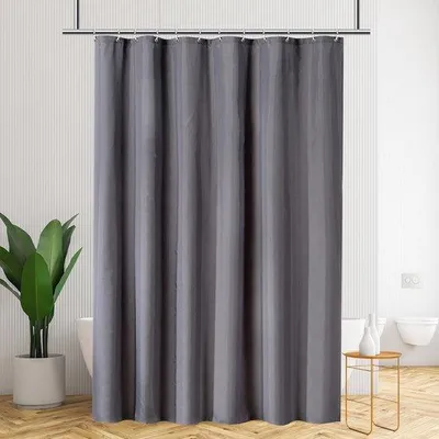 Produktbild von Badkamergordijn Donkergrijs - Wasserabweisender Beschichtung - 260x200 cm - Dunkelgrau