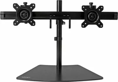 Obrázek produktu pro StarTech.com ARMBARDUO, Volně stojící, 8 kg, 61 cm (24"), 100 x 100 mm, Nastavení výšky, Černá
