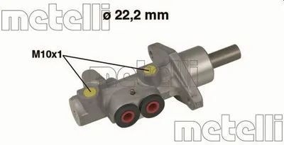 Produktbild von METELLI 05-0457 Bremszylinder Hauptbremszylinder für AUDI A2 (8Z0)