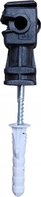 Immagine prodotto di Distanziatore da parete antifulmine per filo Fi 10 L -100mm NERO
