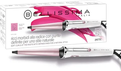 Produktbild von Bellissima 11424, Lockenstab, Warm, 150 °C, 210 °C, Violett, Weiß, 1,8 m