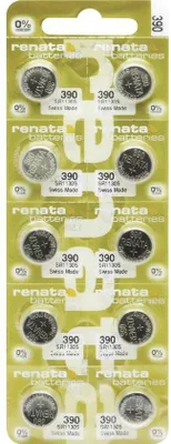 Zdjęcie produktu dla Renata Knoopcel 390 – 10 sztuk – 80 mAh