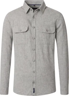 Produktbild von CASAMODA Herren Hemdjacke Langarm Kent Casual Leinenmix Grün L