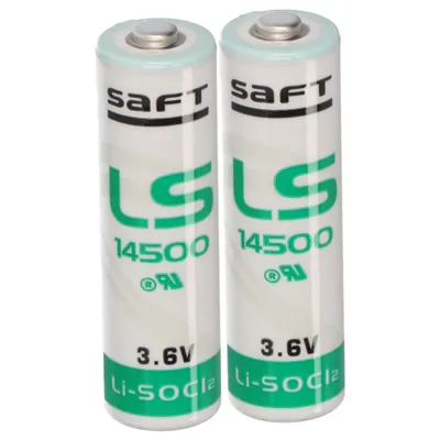 Immagine prodotto di 2x Batteria Saft al litio 3,6V LS14500 AA - Cellula