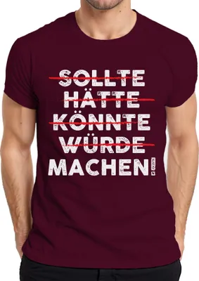 Obrázok produktu pre Motivačné výroky vintage grunge statement pánske tričko, Burgundy, XL
