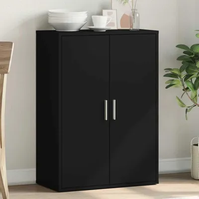 Zdjęcie produktu dla vidaXL Kredens czarny 60x31x84 cm materiał drewnopochodny