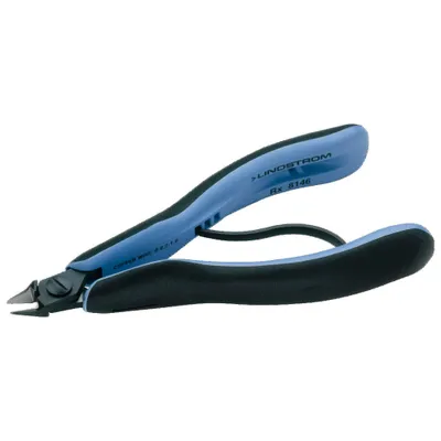 Produktbild von Lindström Elektronik-Seitenschneider, ausgekehlte Backen, spitzer Kopf, KW, ganze Länge: 135 mm