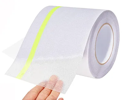 Zdjęcie produktu dla Antypoślizgowa taśma z fluorescencyjnymi paskami, 15 cm x 10 m