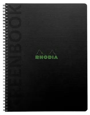 Image de RHODIA Collegeblock GREENBOOK DIN A5+ ligné noir 80 feuilles