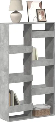 Immagine prodotto di Maison Exclusive - Libreria Grigio Cemento 100x33x175 cm in Legno Multistrato