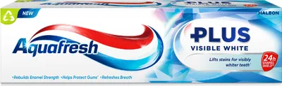 Produktbild von AQUAFRESH Plus Whitening Zahnpasta - Visible White 75 ml