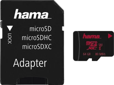 Immagine prodotto di Hama 00213115 Speicherkarte 64 GB MicroSDXC UHS-I Klasse 3 (00213115)