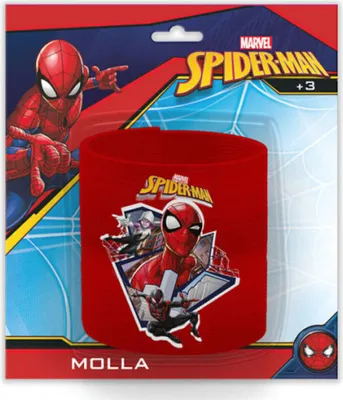 Image de Spiderman Slinky-plume Rouge Rouge One Size